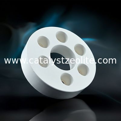 उच्च थर्मल स्थिरता एल्यूमीनियम उत्प्रेरक समर्थन 6 छेद 33mm 18mm