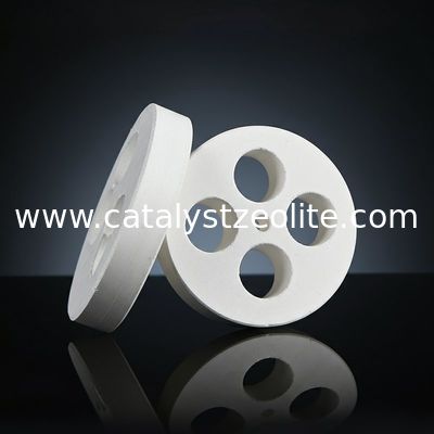 उच्च थर्मल स्थिरता एल्यूमीनियम उत्प्रेरक समर्थन 6 छेद 33mm 18mm